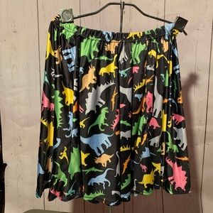 COPY - Dinosaur mini skirt plus size kawaii minis…